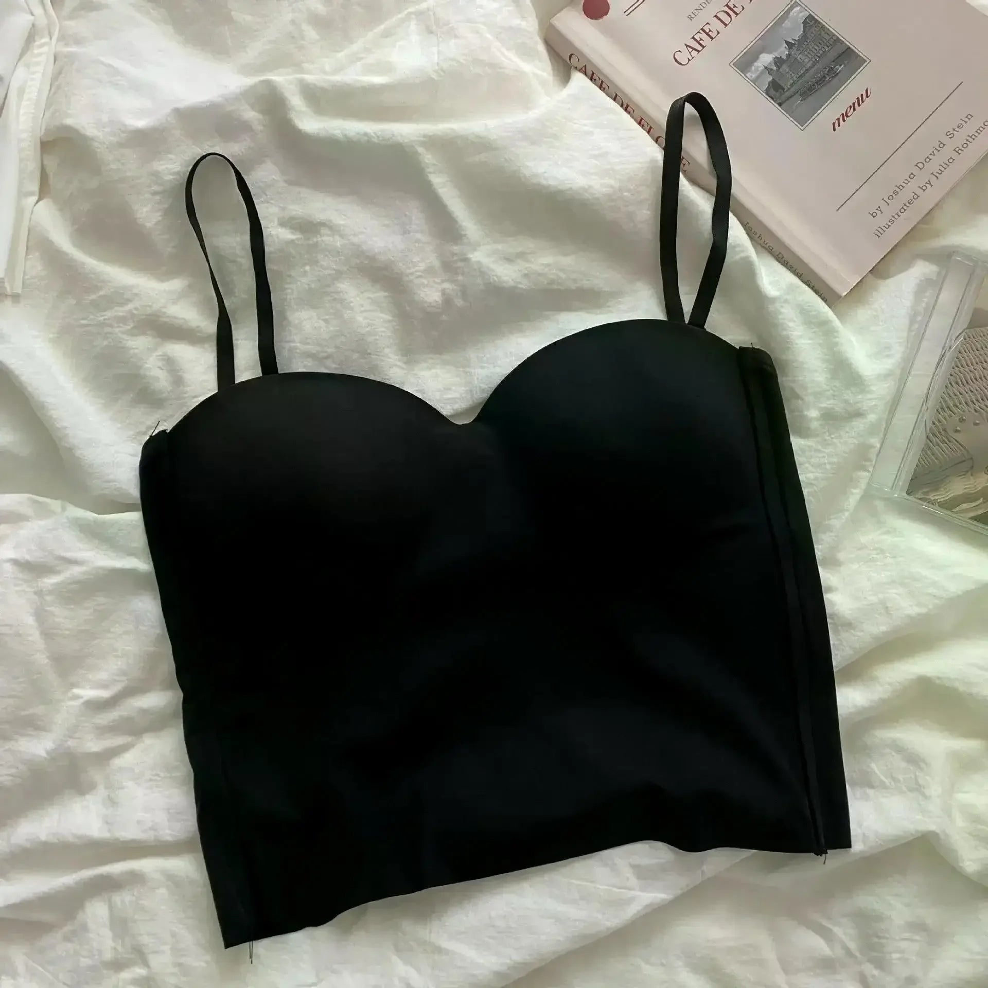 25New 4 Colors Camisole for Women Fitness Crop Tops Mujer Ropa Summer Elegant Sexy All-match Casual Топ Женский Aesthetic Solid