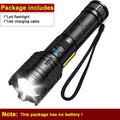 990000LM High Power Rechargeable Flashlights Super Bright LED Flashlight 7 Mode Powerful Flash Light Power Bank for Home Camping