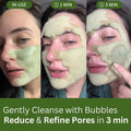 Korean Carbonic Acid Holy Basil Bubble Facial Mask Exfoliating Deep Cleansing Remove Blackhead Shrink Pore Oil Control Skin Care